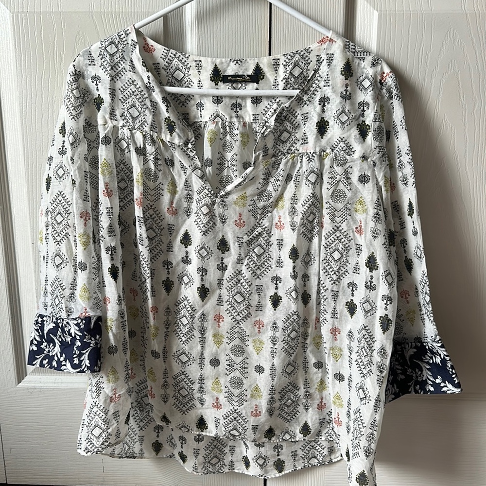 Massimo dutti silk blend size 10